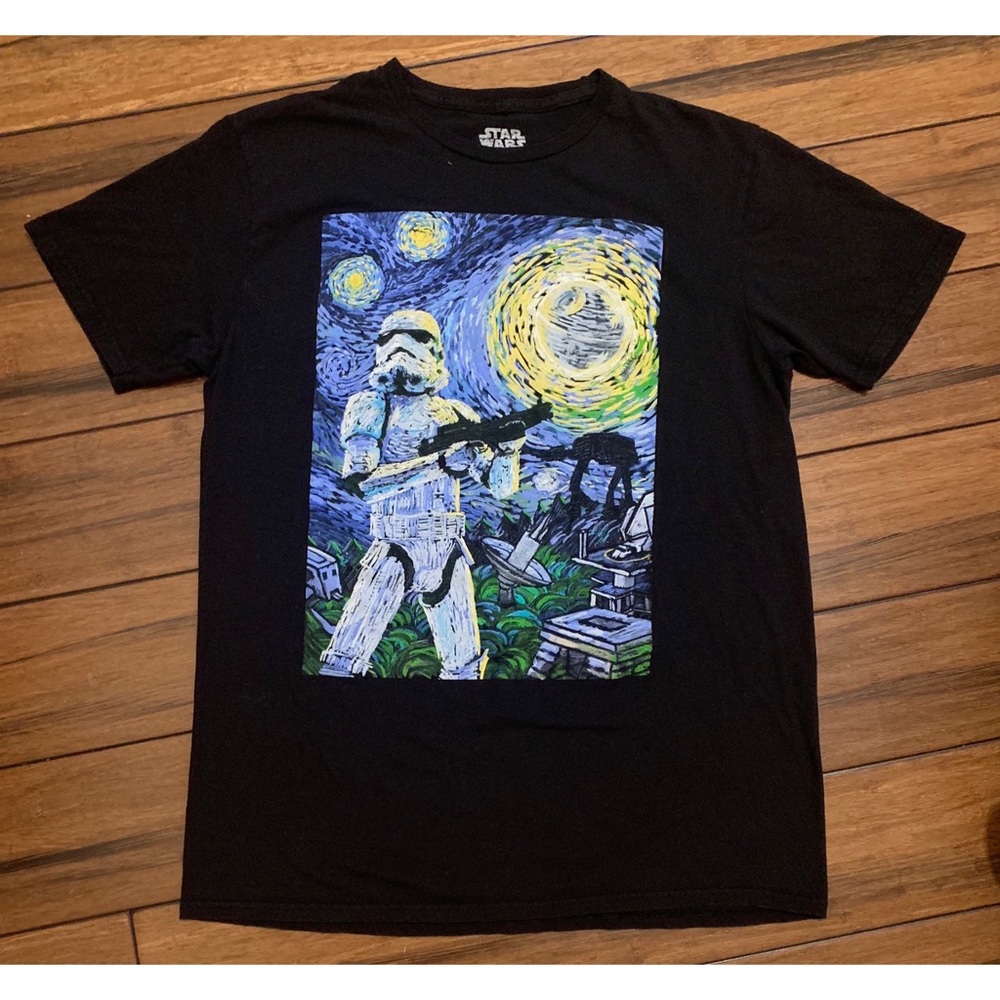 Star Wars Stormtrooper T Shirt Black Large Men’s